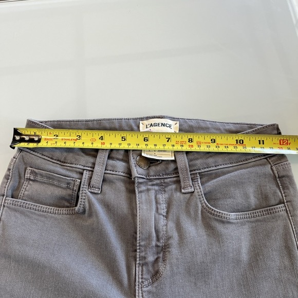 L'agence Stretch Skinny High Rise Jeans Denim Pants Size 24 - Picture 7 of 7